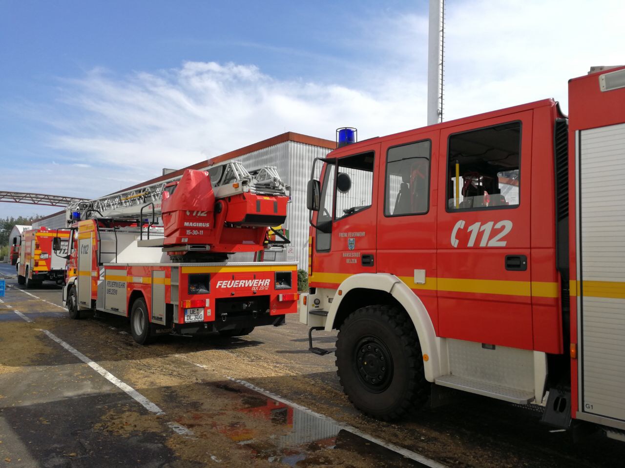 Heiß gelaufene Pumpe ruft Feuerwehr auf den Plan