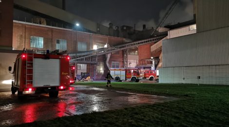 270. F2 - Rauchentwicklung im Elevatorturm am Pelletsilo