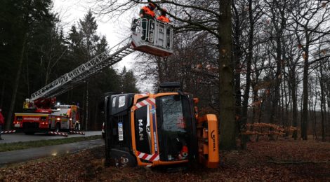 003. H1 - Anforderung DLK - Div. Äste entfernen für eine LKW - Bergung
